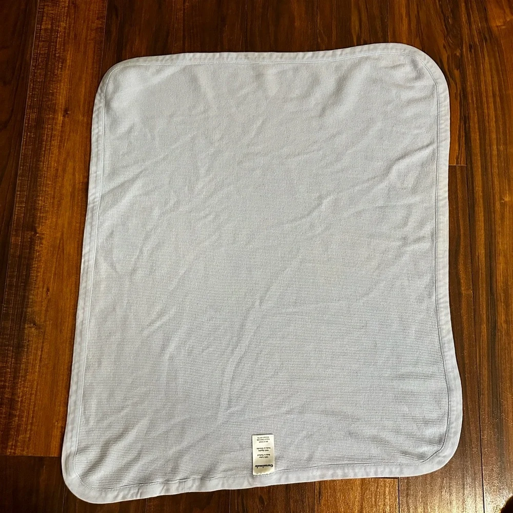 Garanimals Thermal‎ Baby Security Blanket Lovey Vintage Light Blue Waffle Weave